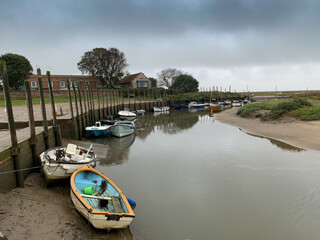 Low tide at Blakeney Marshes and Quay