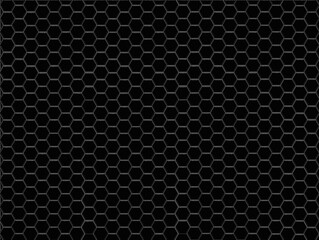 3d illustration Dark background or texture with a metal grid