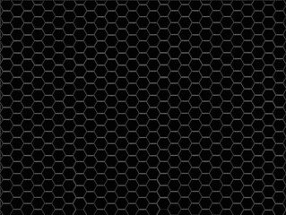 3d illustration Dark background or texture with a metal grid