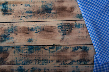  tablecloth in wooden background