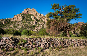Stone Wall at Chiricahua National Monument
