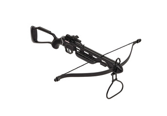 Obraz premium Modern crossbow isolate on a white back. Quiet weapon for hunting and sports.