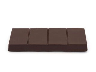 Chocolate bar isolated on white background