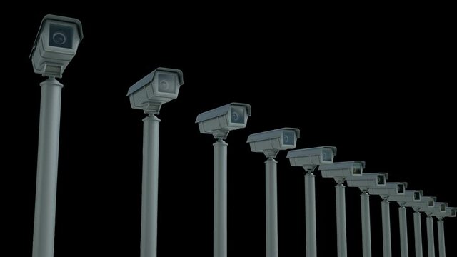 Security Cameras in Looped Motion