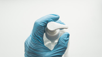 sterilization of nitrile gloves with alcohol antiviral sprays a
