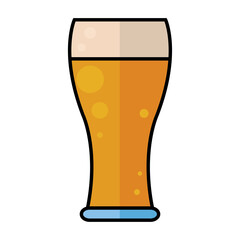 Isolated beer october fest germany icon- Vector