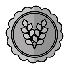 Isolated wheal cylinder october fest germany icon- Vector