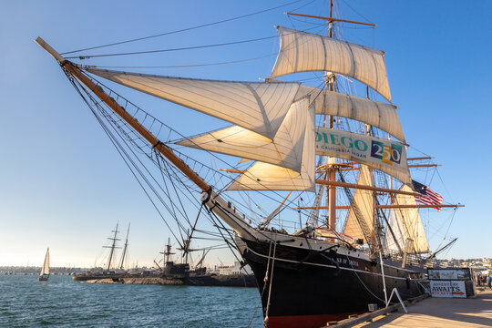 Star Of India Sailing Ship In San Diego