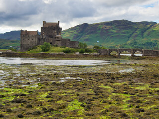 Eilean Donan Island in Loch Duich in Scotland
