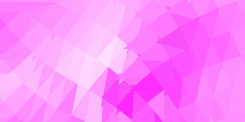 Light pink vector poly triangle template.