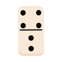 Isolated dominoes for play home activities icon- Vector
