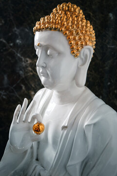 Large Buddha Statue made of marble
