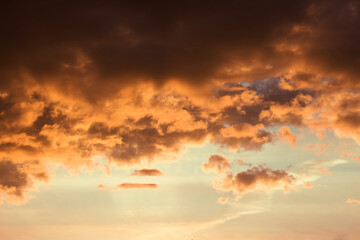 clouds at sunset