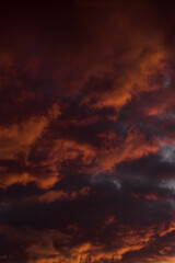 Obraz premium clouds at sunset