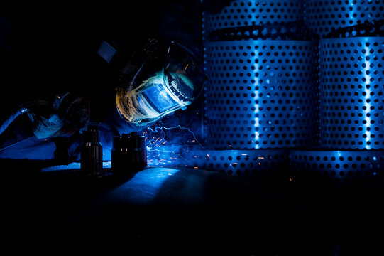 Welder At Work