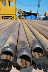 rotary drilling tubes on stock