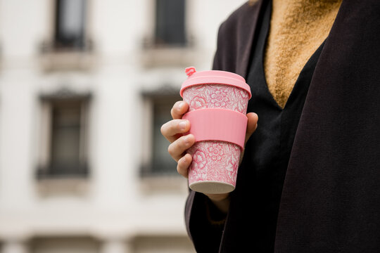 Detail of Reusable Coffee Mug