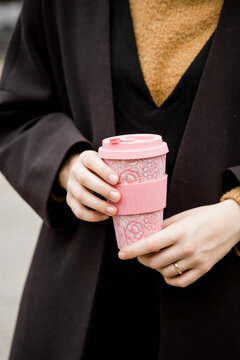 Detail of Reusable Coffee Mug