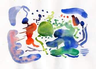 Colorful Abstract Painting.