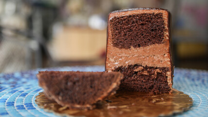 chocolate  layer cake 