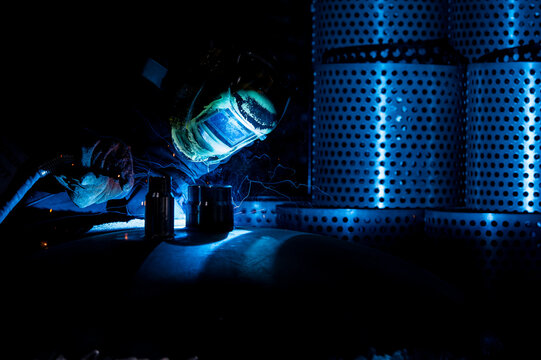 Welder At Work