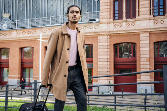 Elegant Young Man In The Station.