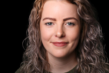 Portrait of a beautiful young woman