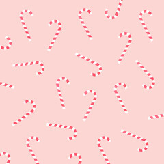 Lollipop pattern. Candy christmas background