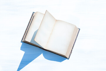 開かれたアンティークの本