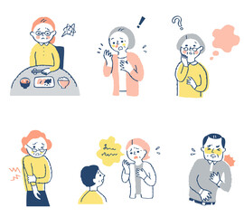 さまざまな病気の症状　セット