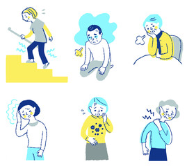 さまざまな病気の症状　セット