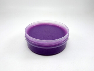 Purple pain relief rub sleep with beeswax ginger oil and olive oil for spa relaxation