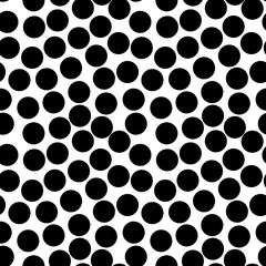 Circles pattern. Circular figures seamless ornament. Geometric motif. Rounds background. Circle shapes wallpaper. Geometrical backdrop. Digital paper, textile print, web design, abstract. Vector art.