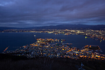 Mount Hakodate City View - Million Dollar Night View of the Town.