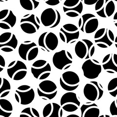 Stylized circles, forms pattern. Circular figures seamless ornament. Geometric motif. Rounds background. Circle shapes ornate. Ethnic image. Digital paper, textile print, abstract, web design, vector