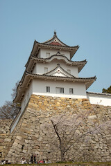 Akashi-jo (Akashi castle) in Hyogo prefecture in Japan