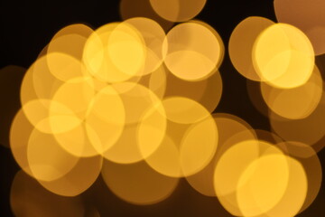 Christmas light bokeh, blurred abstract xmas content for wallpaper