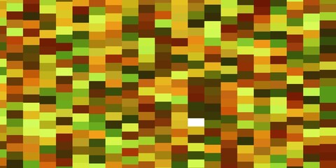 Light Green, Yellow vector pattern in square style.