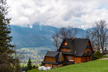 The Tatra Mountains are part of the Carpathian mountain chain in eastern Europe, create a natural border between Slovakia and Poland.