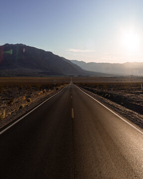road in desert