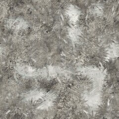 Fototapeta premium Seamless Tropical Palm Leaf Pattern. Beige Brown Tan Aged Old Grungy Dirty Design. High quality illustration. Detailed worn messy stained wrinkled tough surface material.