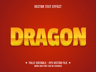 Editable text effect - Dragon scale texture orange and yellow modern gradient color style
