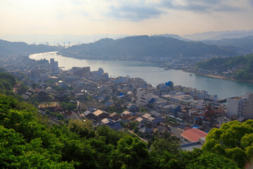 尾道水道　夕景