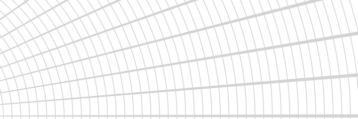 Gray vector background, banner. Perspective grid.	
