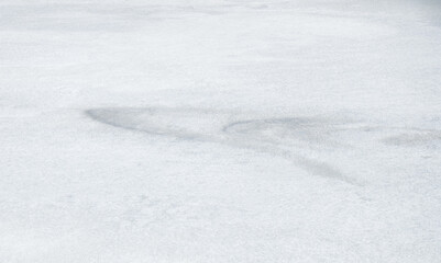 Obraz premium 池 氷 雪 冬