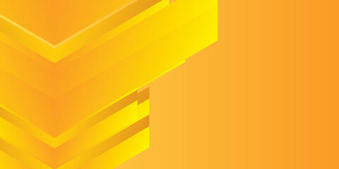 Orange and yellow colored geometric vector background with thin frame and abstract dots and lines 