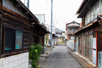 Fototapeta na wymiar 富岡製糸場周辺の街並み