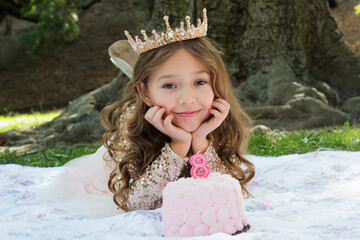 A princess birthday party and her guest © Robert