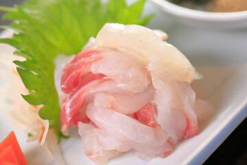 鯛の刺身