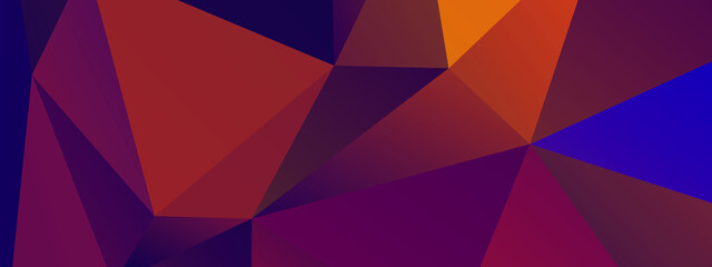Fototapeta premium Abstract Color Polygon Background Design, Abstract Geometric Origami Style With Gradient. Presentation,Website, Backdrop, Cover,Banner,Pattern Template